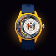 The Electricianz Cable Z 42mm Blue Rubber - Watches.com - ZZ - A1A/04 - CRB