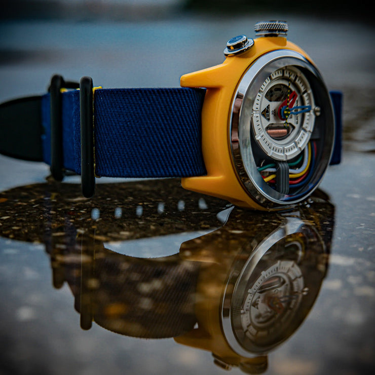 The Electricianz Cable Z 45mm Blue Nylon - Watches.com - ZZ - A1A/02 - NFB