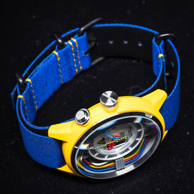 The Electricianz Cable Z 45mm Blue Nylon - Watches.com - ZZ - A1A/02 - NFB