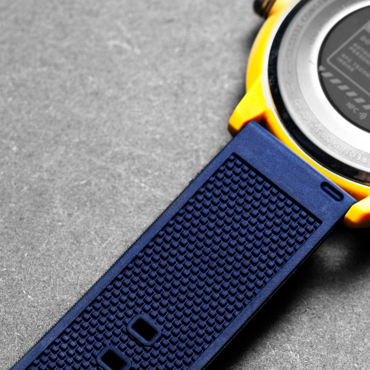 The Electricianz Cable Z 45mm Yellow Blue Rubber - Watches.com - ZZ - A1A/02 - CRB