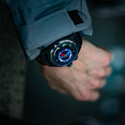 The Electricianz Carbon Z 42mm Black Leather - Watches.com - ZZ - A1A/05 - NLD