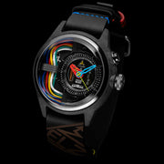 The Electricianz Carbon Z 42mm Black Leather - Watches.com - ZZ - A1A/05 - NLD