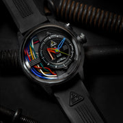 The Electricianz Carbon Z 45mm Black Rubber - Watches.com - ZZ - A1A/03 - CRD