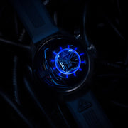 The Electricianz Carbon Z Black 45mm Blue Rubber - Watches.com - ZZ - A1A/03 - CRB