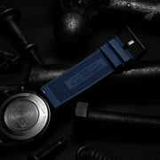 The Electricianz Carbon Z Black 45mm Blue Rubber - Watches.com - ZZ - A1A/03 - CRB