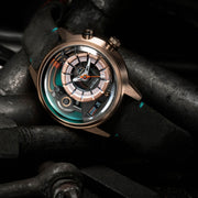 The Electricianz Cazino 45mm Rose Gold Green - Watches.com - ZZ - A3C/04 - CLG