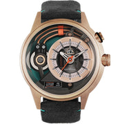 The Electricianz Cazino 45mm Rose Gold Green - Watches.com - ZZ - A3C/04 - CLG