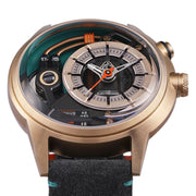 The Electricianz Cazino 45mm Rose Gold Green - Watches.com - ZZ - A3C/04 - CLG