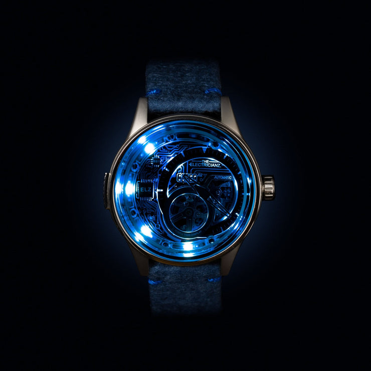 The Electricianz Hybrid Automatic E - Blue - Watches.com - ZZ - B1C/03 - CNB