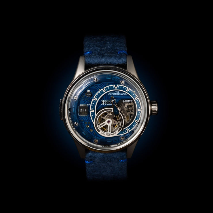 The Electricianz Hybrid Automatic E - Blue - Watches.com - ZZ - B1C/03 - CNB