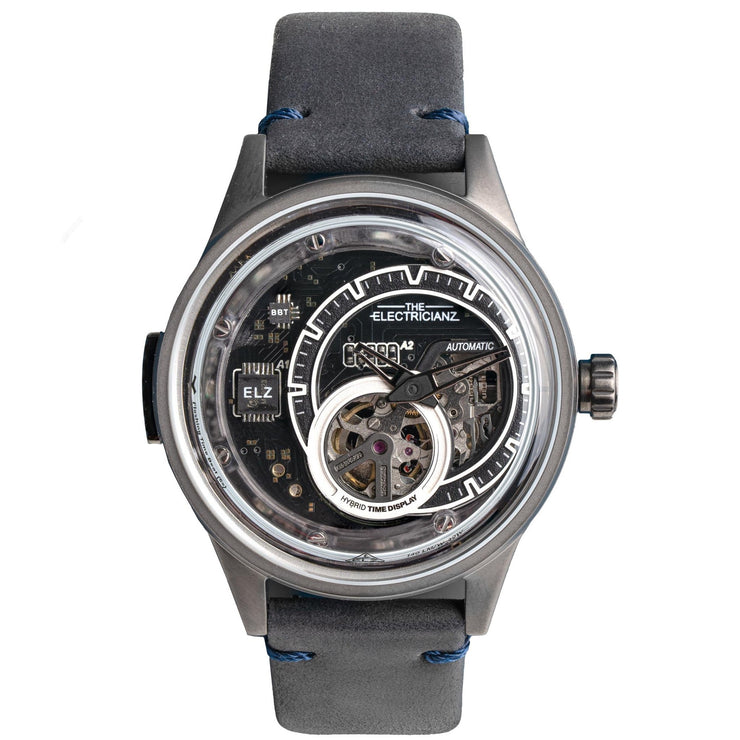 The Electricianz Hybrid Automatic E - Gunmetal - Watches.com - ZZ - B1C/07 - CLB