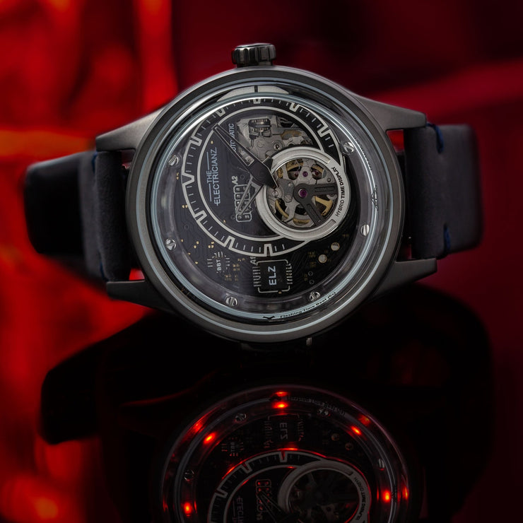 The Electricianz Hybrid Automatic E - Gunmetal - Watches.com - ZZ - B1C/07 - CLB