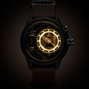 The Electricianz Mokaz 42mm Brown Leather - Watches.com - ZZ - A1C/05 - NLC