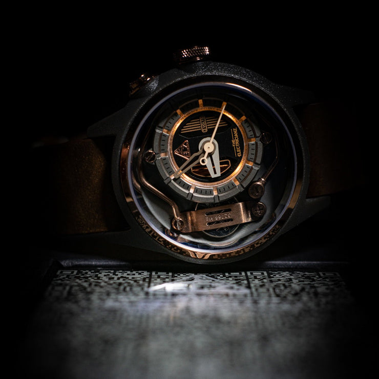 The Electricianz Mokaz 42mm Brown Leather - Watches.com - ZZ - A1C/05 - NLC