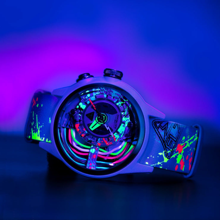 The Electricianz Neon Z White Limited Edition - Watches.com - ZZ - A1A/07 - NLW