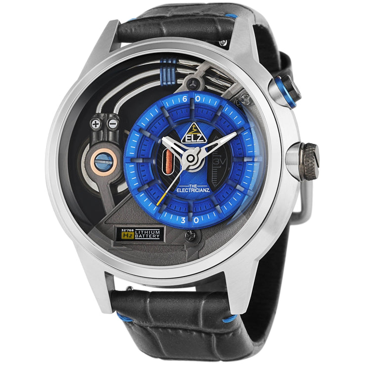 The Electricianz Stone Z Silver Black - Watches.com - ZZ - A3C - 02 - CLB