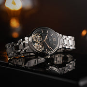 Thomas Earnshaw Barallier Dual Open Heart Automatic Black - Watches.com - ES - 8266 - 33