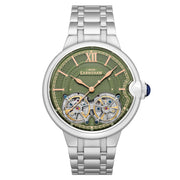 Thomas Earnshaw Barallier Dual Open Heart Automatic Olive Green - Watches.com - ES - 8266 - 77