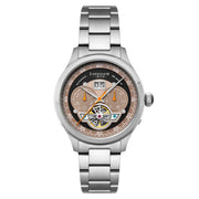 Thomas Earnshaw Baron Grand Date Calendar Open Heart Automatic Ghost Grey - Watches.com - ES - 8187 - 55