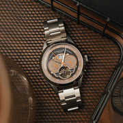 Thomas Earnshaw Baron Grand Date Calendar Open Heart Automatic Ghost Grey - Watches.com - ES - 8187 - 55