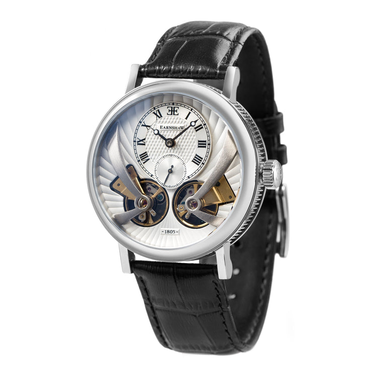 Thomas Earnshaw Beaufort Anatolia Double Barrel Automatic Imperial White - Watches.com - ES - 8059 - 01