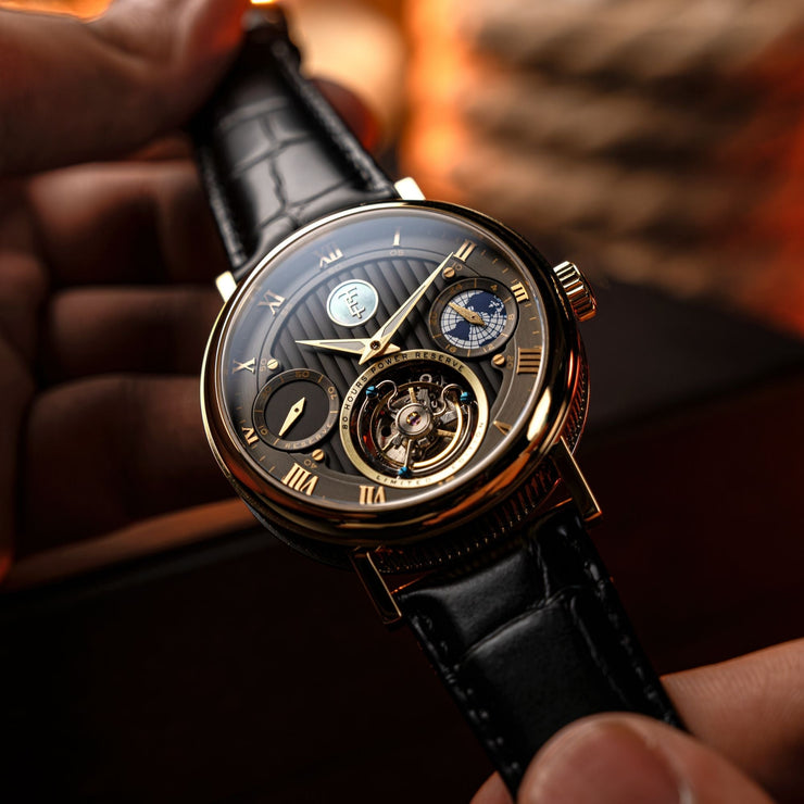 Thomas Earnshaw Celestial Halley Tourbillon Limited Edition Medallion Gold - Watches.com - ES - 8262 - 0C