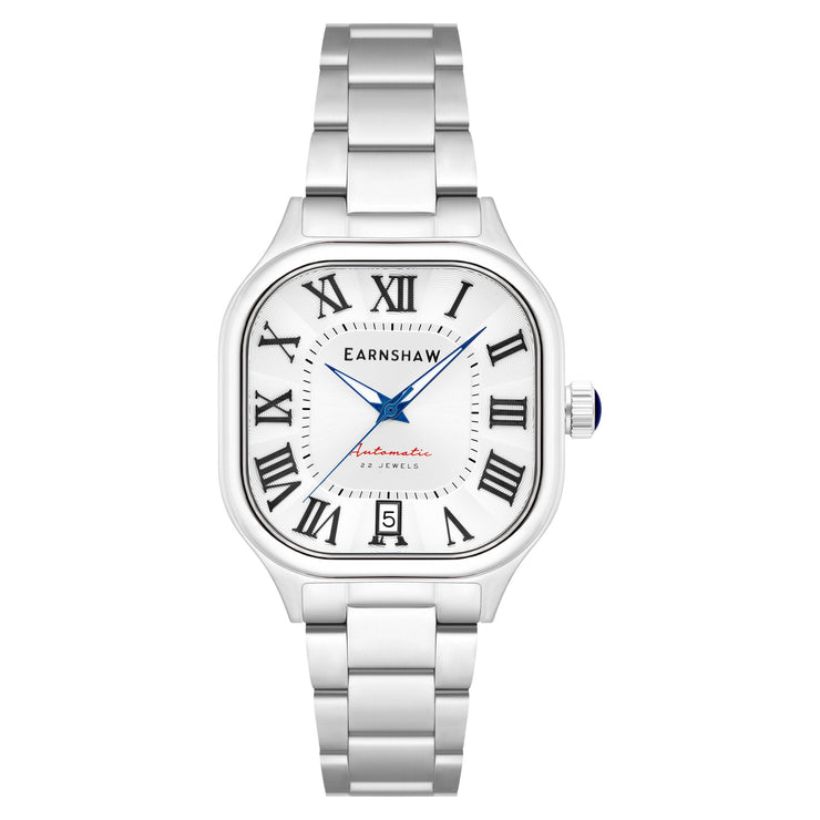 Thomas Earnshaw Coussin Automatic Silver White - Watches.com - ES - 8284 - 11