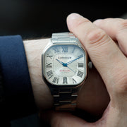 Thomas Earnshaw Coussin Automatic Silver White - Watches.com - ES - 8284 - 11