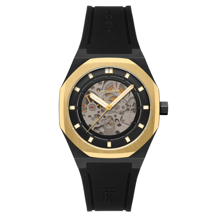 Thomas Earnshaw Discovery Drake Skeleton Automatic Black Gold - Watches.com - ES - 8295 - 03