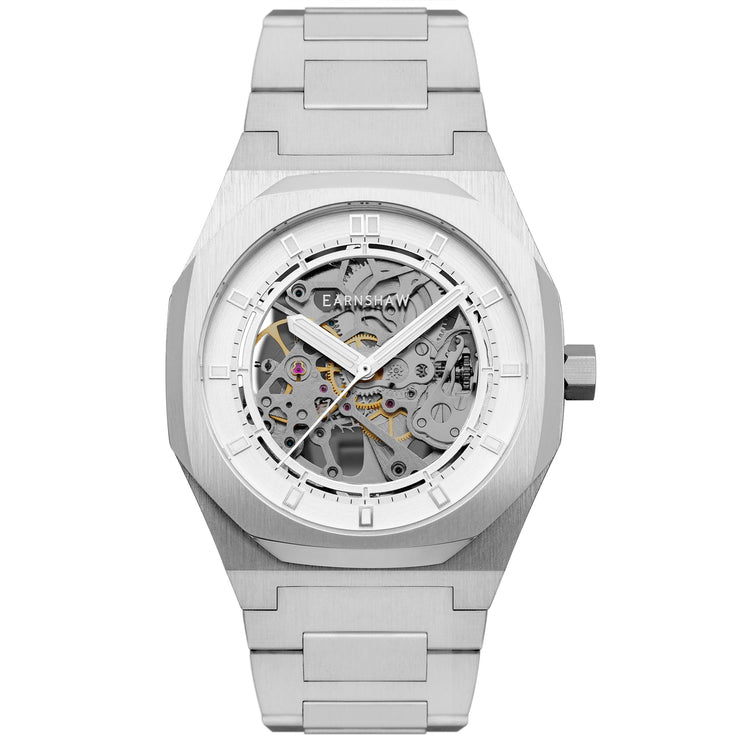 Thomas Earnshaw Drake Skeleton Automatic Silver - Watches.com - ES - 8142 - 11