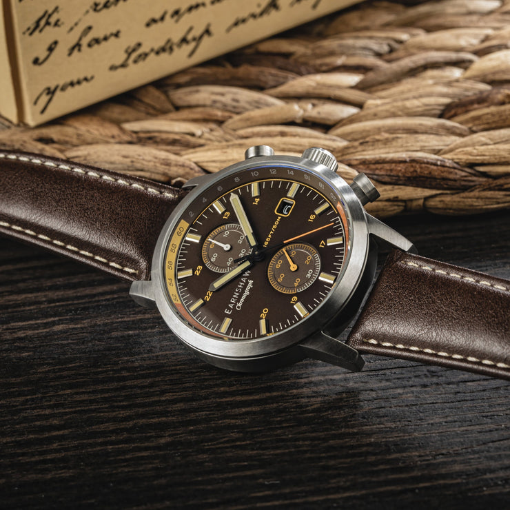 Thomas Earnshaw Duke Chronograph Caramel Brown - Watches.com - ES - 8286 - 01