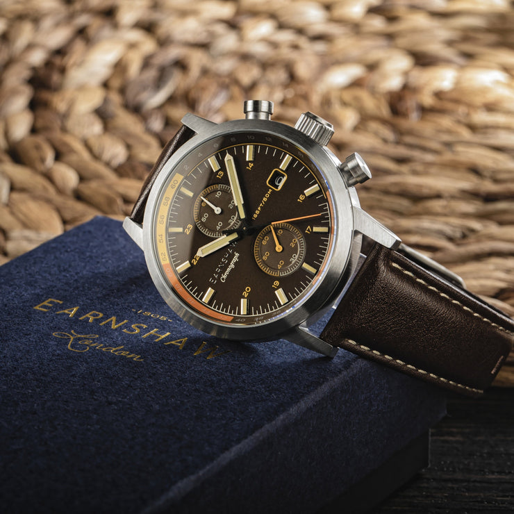 Thomas Earnshaw Duke Chronograph Caramel Brown - Watches.com - ES - 8286 - 01