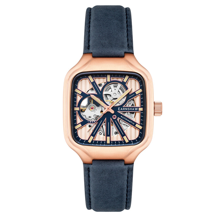 Thomas Earnshaw Engineer Paxton Skeleton Automatic Copper Blue - Watches.com - ES - 8294 - 02