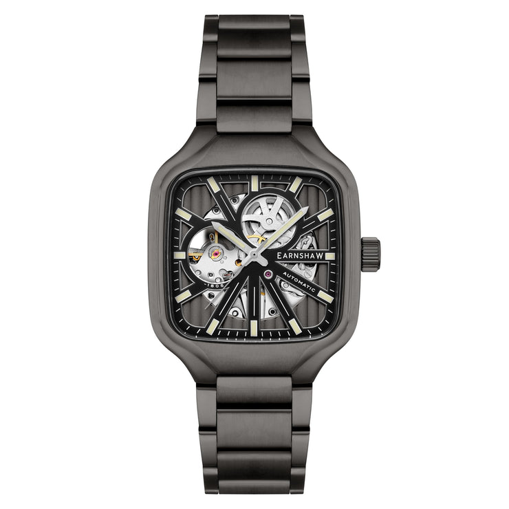 Thomas Earnshaw Engineer Paxton Skeleton Automatic Gunmetal - Watches.com - ES - 8294 - 99