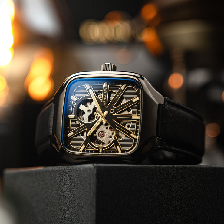 Thomas Earnshaw Engineer Paxton Skeleton Automatic Sable Black - Watches.com - ES - 8294 - 04