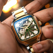 Thomas Earnshaw Engineer Paxton Skeleton Automatic Two Tone Green - Watches.com - ES - 8294 - 77