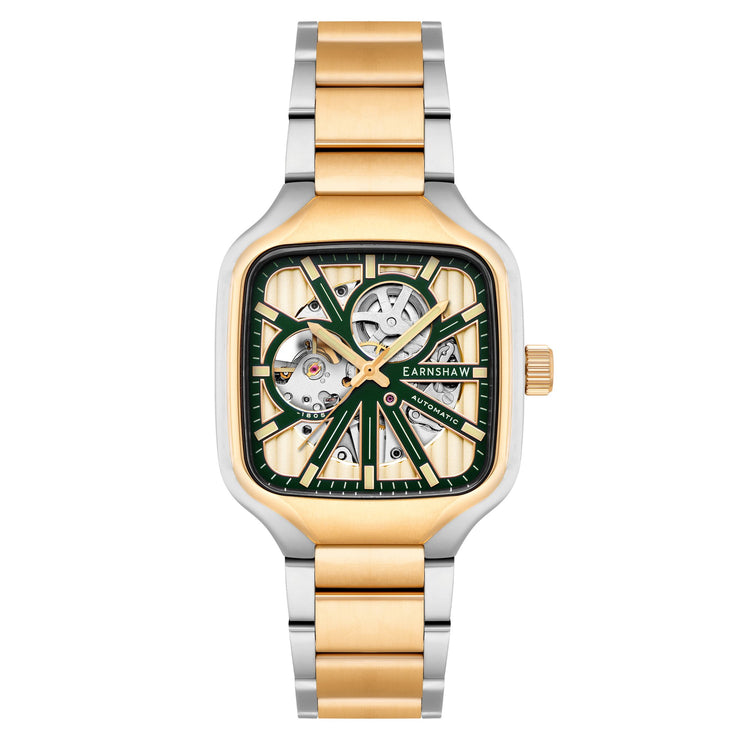 Thomas Earnshaw Engineer Paxton Skeleton Automatic Two Tone Green - Watches.com - ES - 8294 - 77