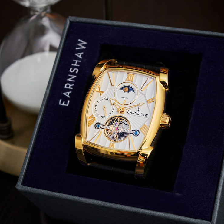 Thomas Earnshaw Heritage Kensington Multifunction Automatic Silver Gold - Watches.com - ES - 8296 - 03