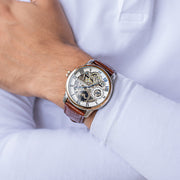 Thomas Earnshaw Heritage Longitude Automatic Skeleton Fine Brown - Watches.com - ES - 8006 - 08