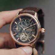 Thomas Earnshaw Heritage Longitude Shadow Automatic Cherry Brown - Watches.com - ES - 8063 - 06