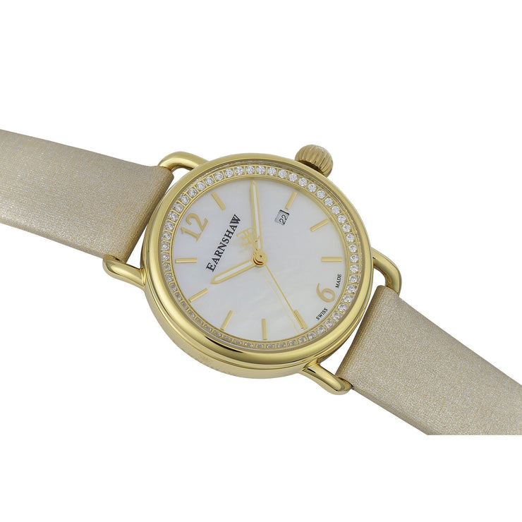 Thomas Earnshaw Investigator 3 Hands Date Gold Cream - Watches.com - ES - 0022 - 06