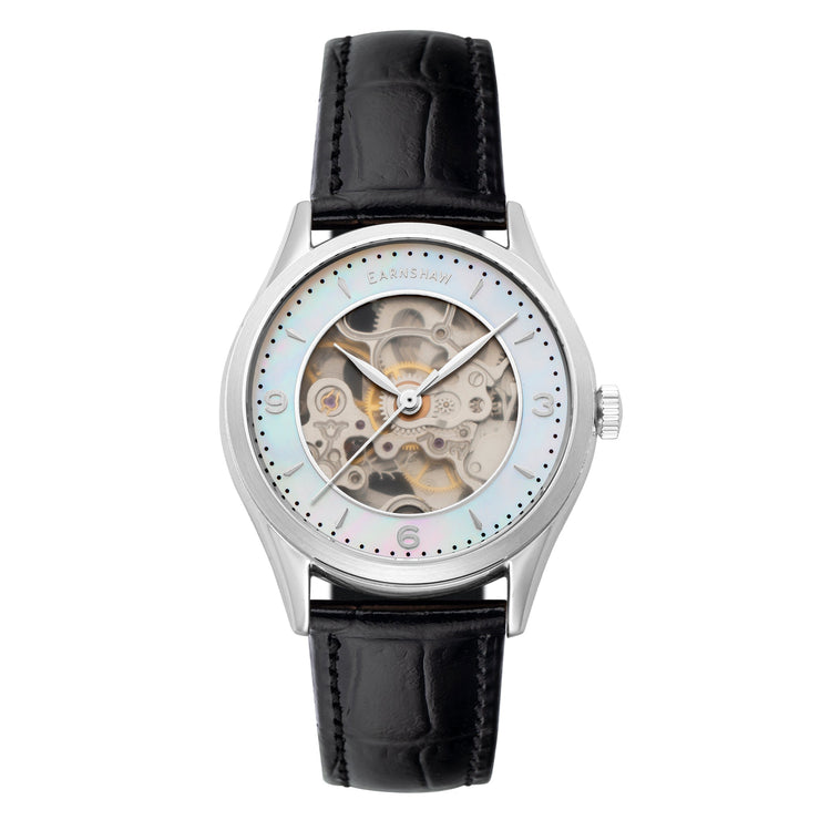 Thomas Earnshaw Isabella Skeleton Automatic 3 Hands Mother Of Pearl Black - Watches.com - ES - 8236 - 03