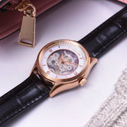 Thomas Earnshaw Isabella Skeleton Automatic 3 Hands Rose Gold Mother Of Pearl - Watches.com - ES - 8236 - 05