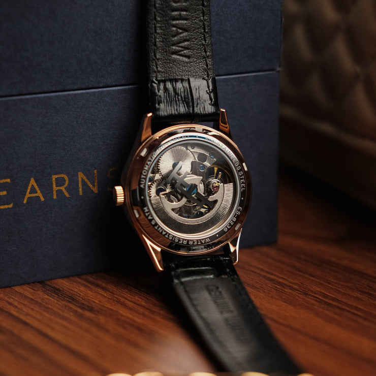 Thomas Earnshaw Isabella Skeleton Automatic 3 Hands Rose Gold Mother Of Pearl - Watches.com - ES - 8236 - 05