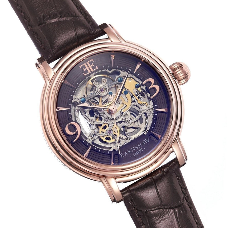 Thomas Earnshaw Longcase Automatic Rose Gold Brown - Watches.com - ES - 8011 - 07