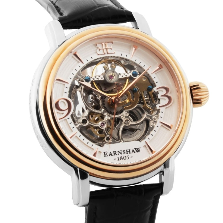 Thomas Earnshaw Longcase Automatic Silver Rose Gold - Watches.com - ES - 8011 - 06