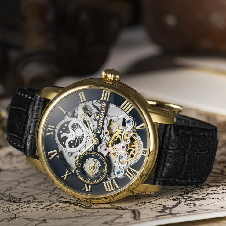 Thomas Earnshaw Longitude Automatic Black Gold - Watches.com - ES - 8006 - 05