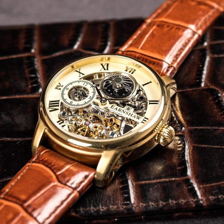 Thomas Earnshaw Longitude Automatic Brown Gold - Watches.com - ES - 8006 - 06