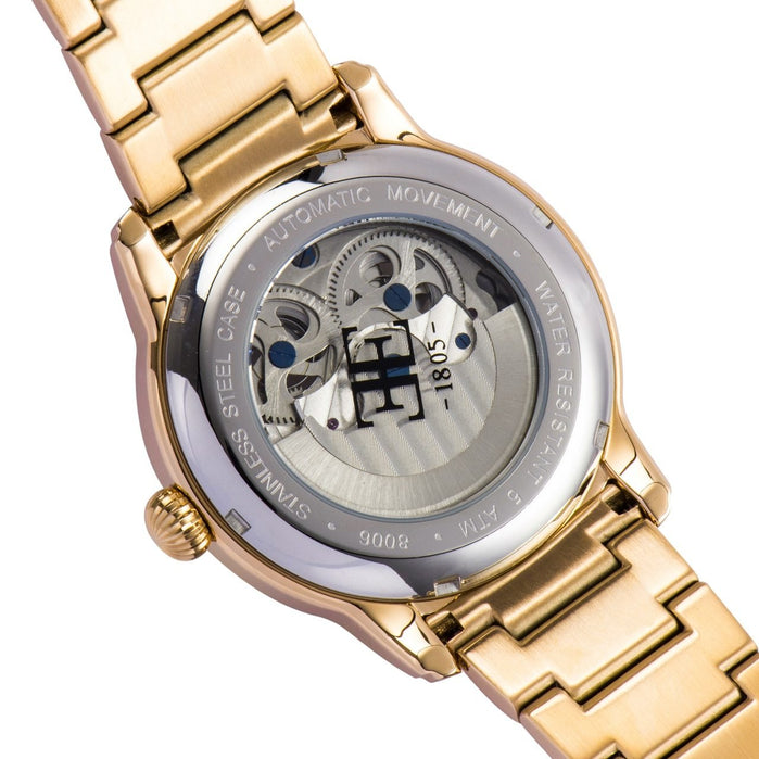 Thomas Earnshaw Longitude Automatic Gold White angled shot picture