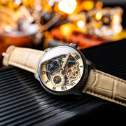 Thomas Earnshaw Longitude Automatic Skeleton Chicory Brown - Watches.com - ES - 8006 - 0D